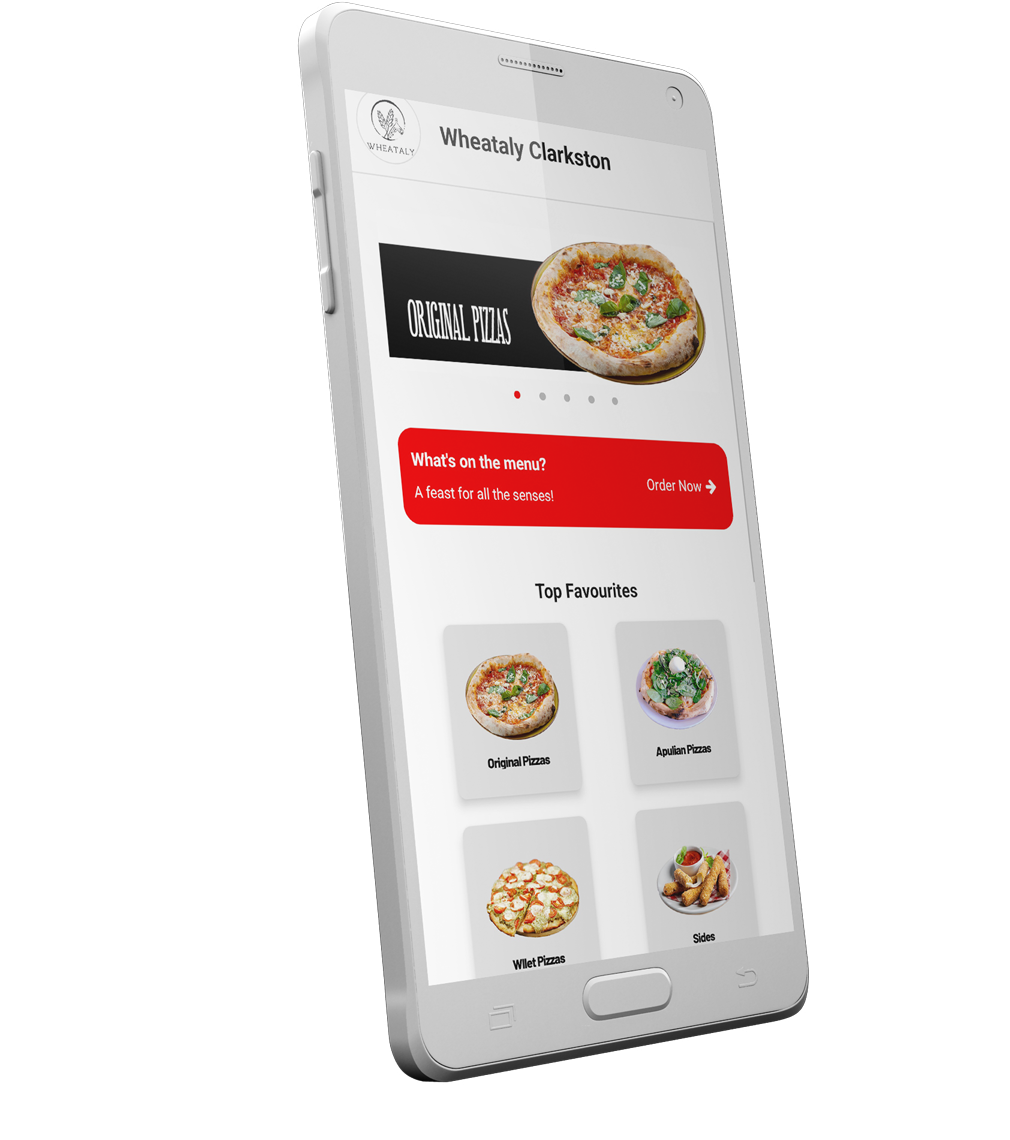 Wheataly Clarkston app mockup